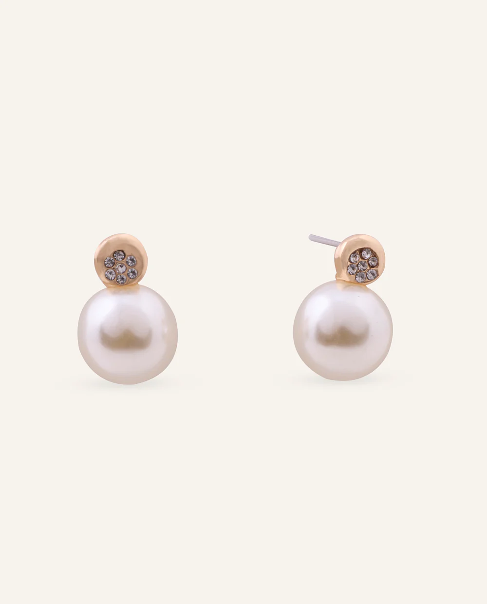 Aretes Moda Pearl Dorado