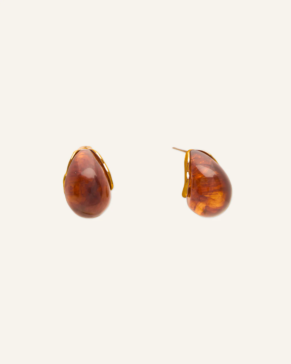 Aretes Trendy Drop Burgundy