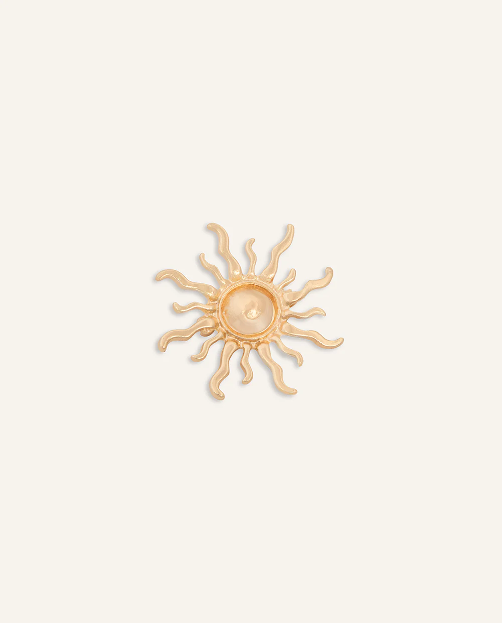 Broche Moda Sol Dorado