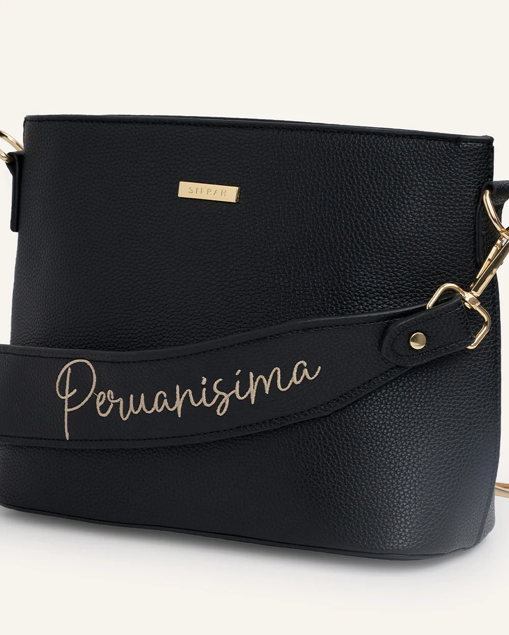 Cartera Balde Crossbody Pu Peruanísima Negro - Image 2
