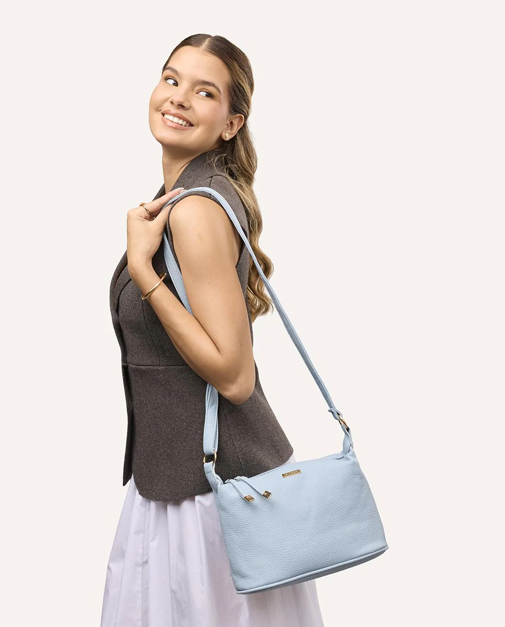 Cartera Crossbody Moda Celeste - Image 3
