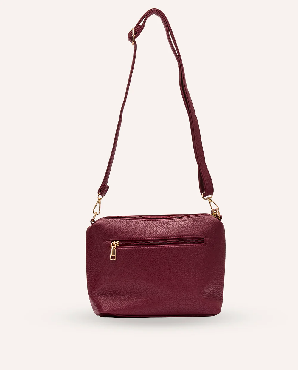 Cartera Crossbody Moda 
Essential Guinda - Image 3