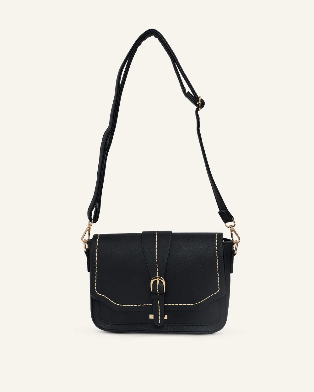 Cartera Crossbody Pu Negro