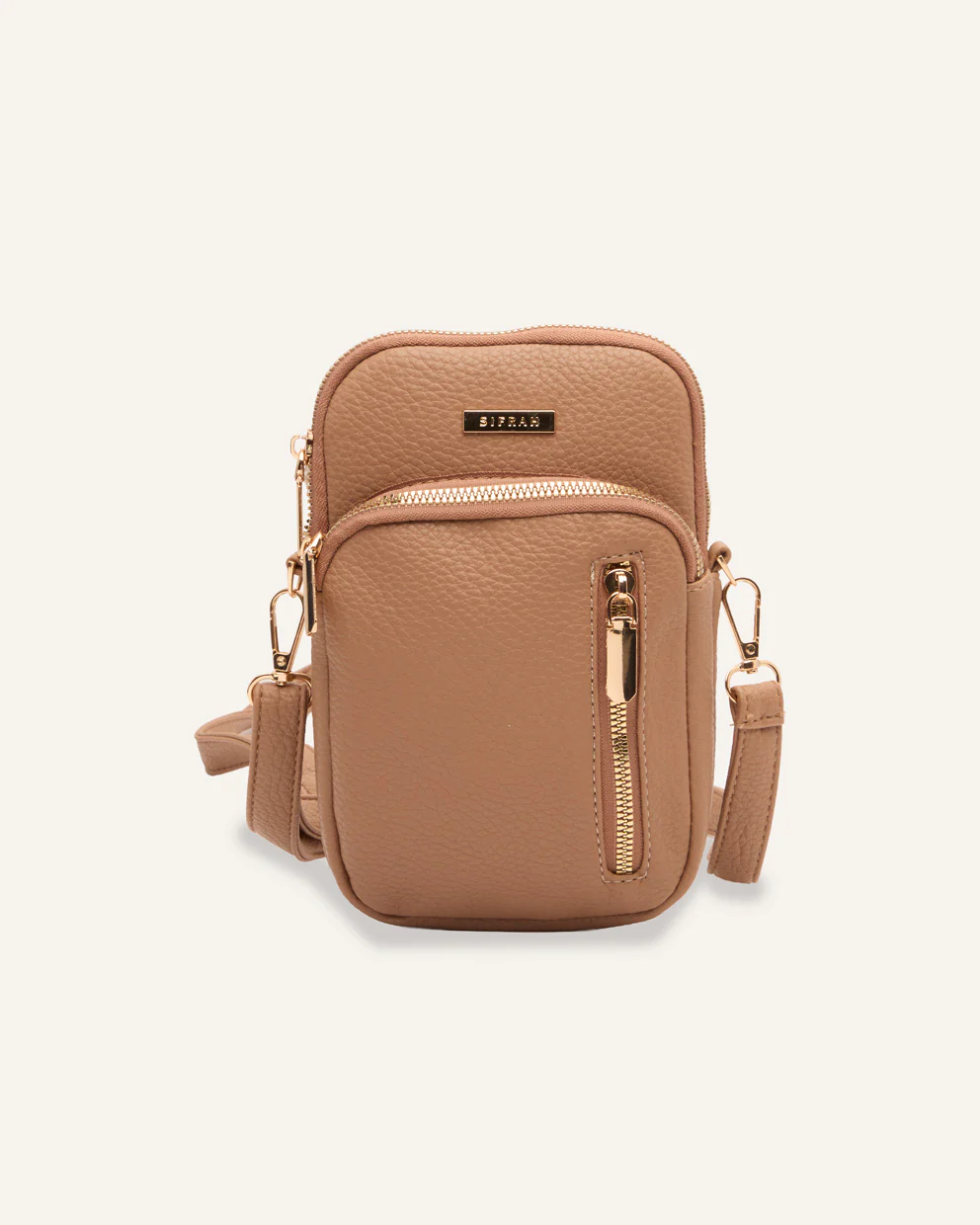 Cartera Porta Celular PU Moda Caqui - Image 2