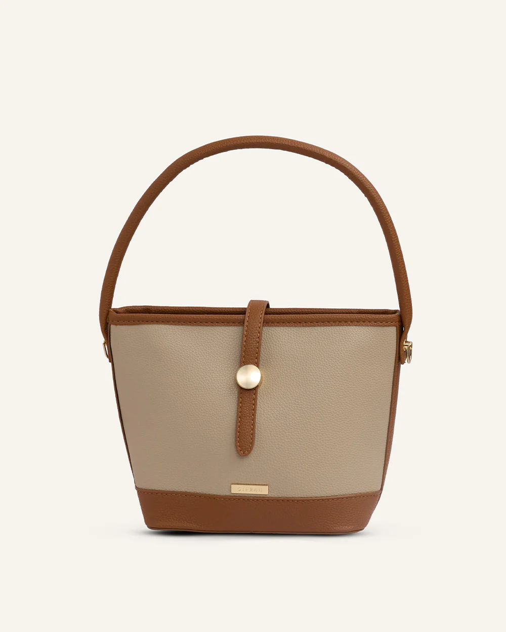 Cartera Pu Balde Beige - Image 2