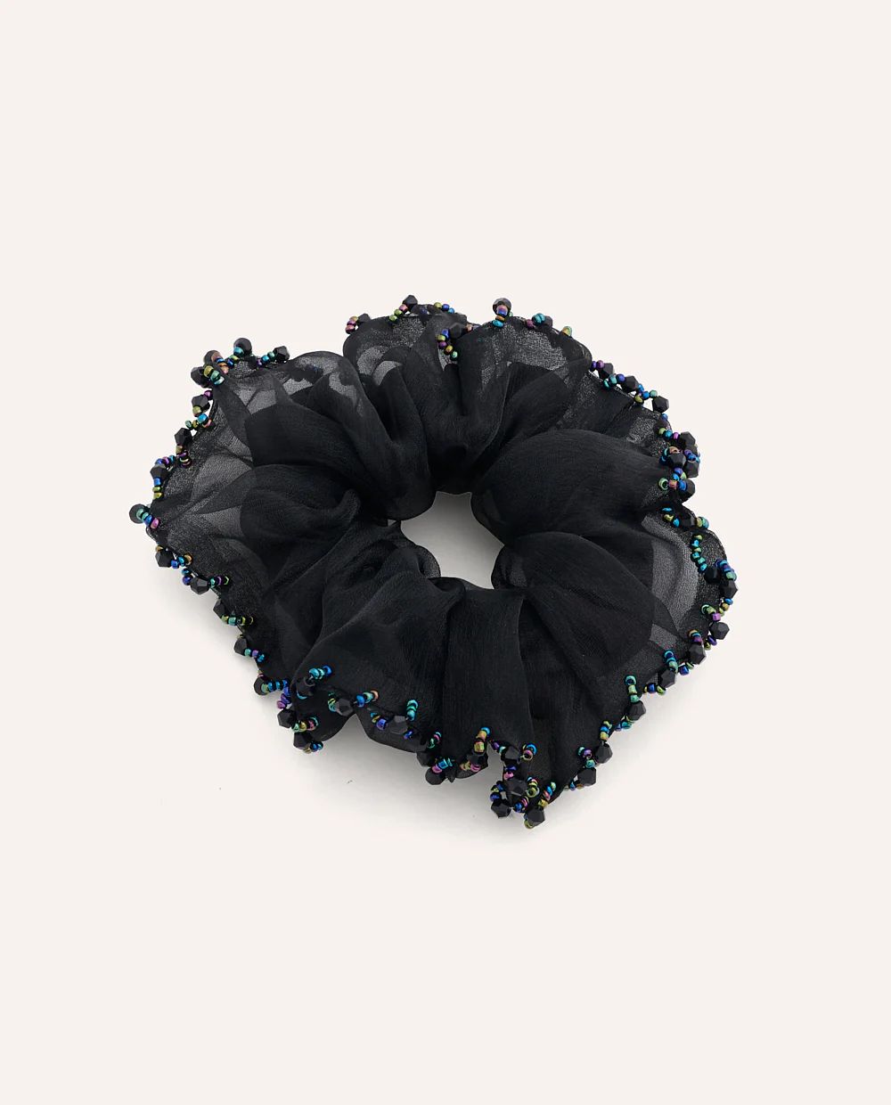 Colet Tul Shine Negro