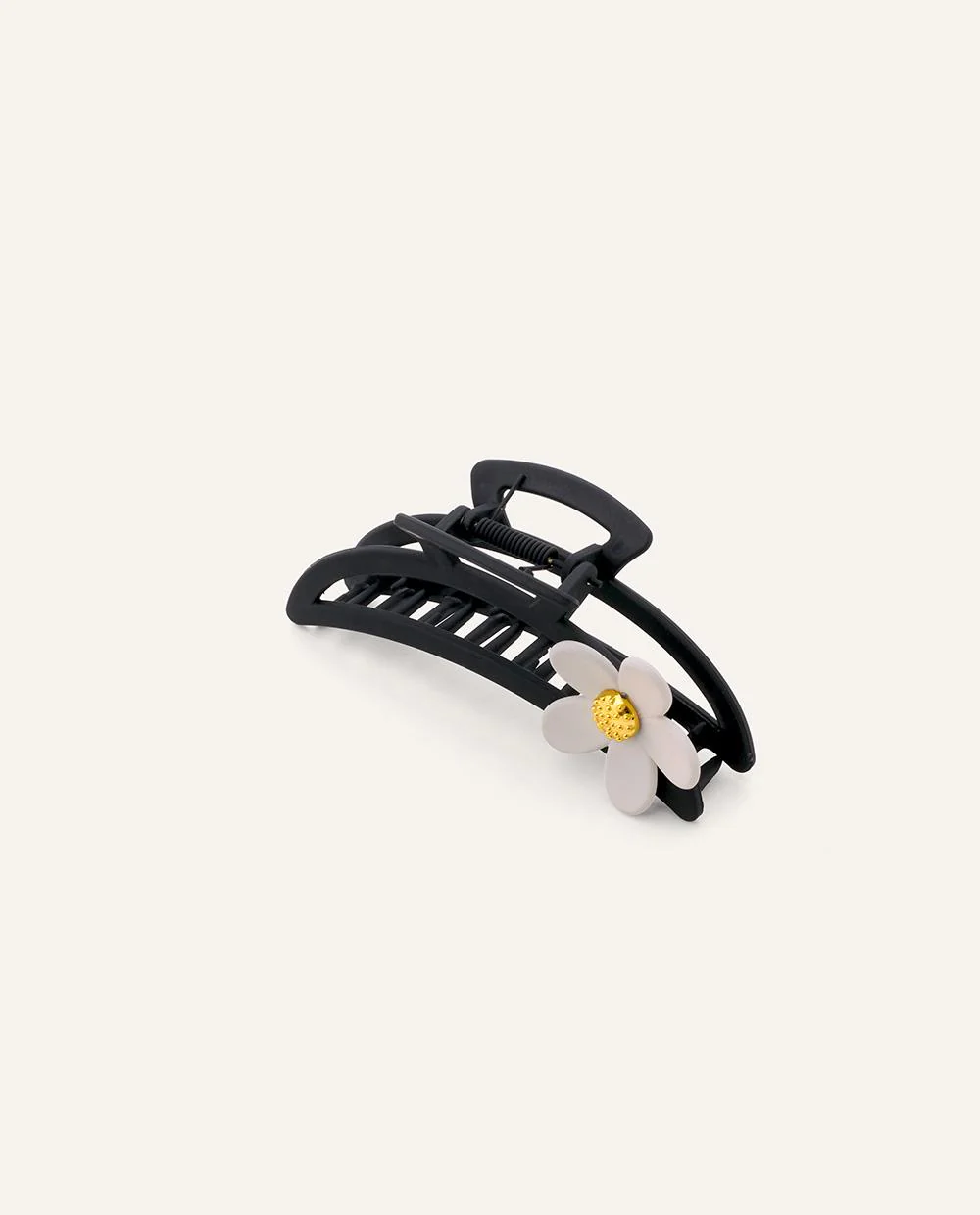 Gancho Básico Con Flor Negro - Image 3