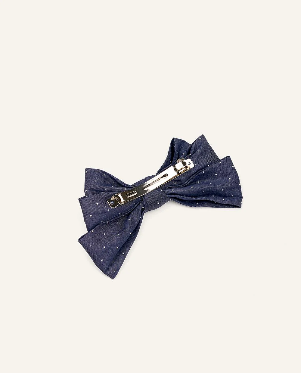 Gancho Coquette Lazo de Tela Azul - Image 3