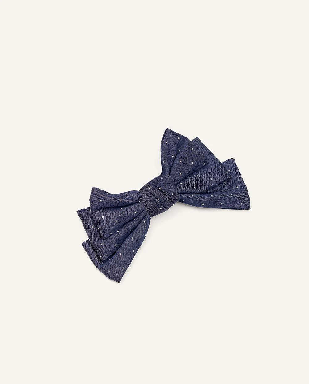 Gancho Coquette Lazo de Tela Azul - Image 4
