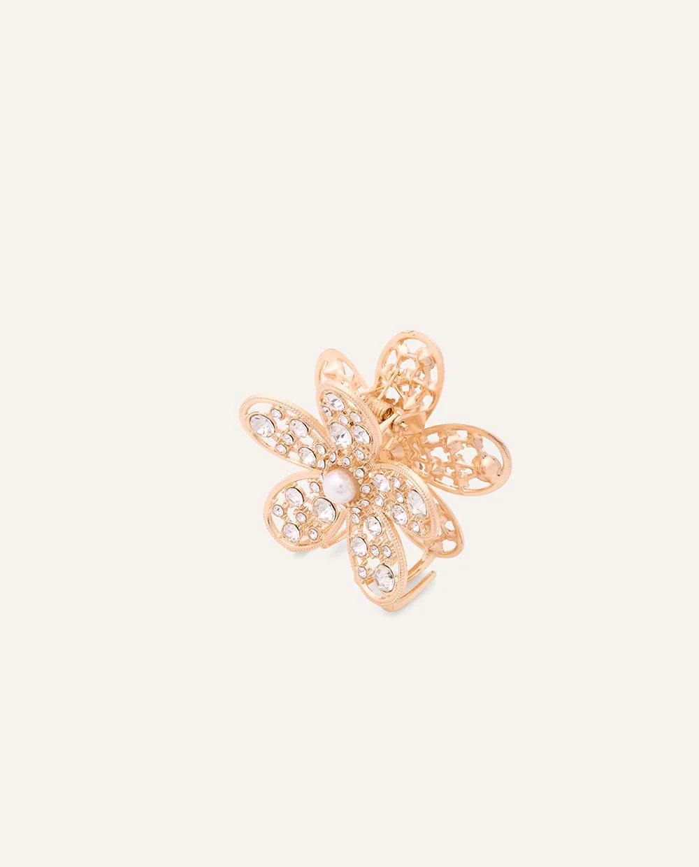 Gancho Cute Flor Dorado - Image 2