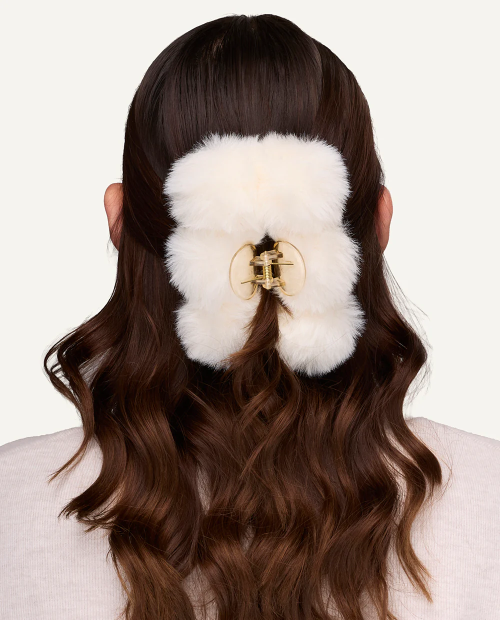 Gancho Trendy De Peluche Perla - Image 2