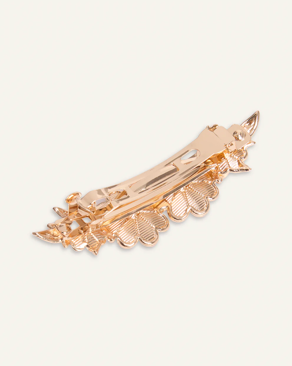 Gancho Trendy Flores Dorado - Image 3