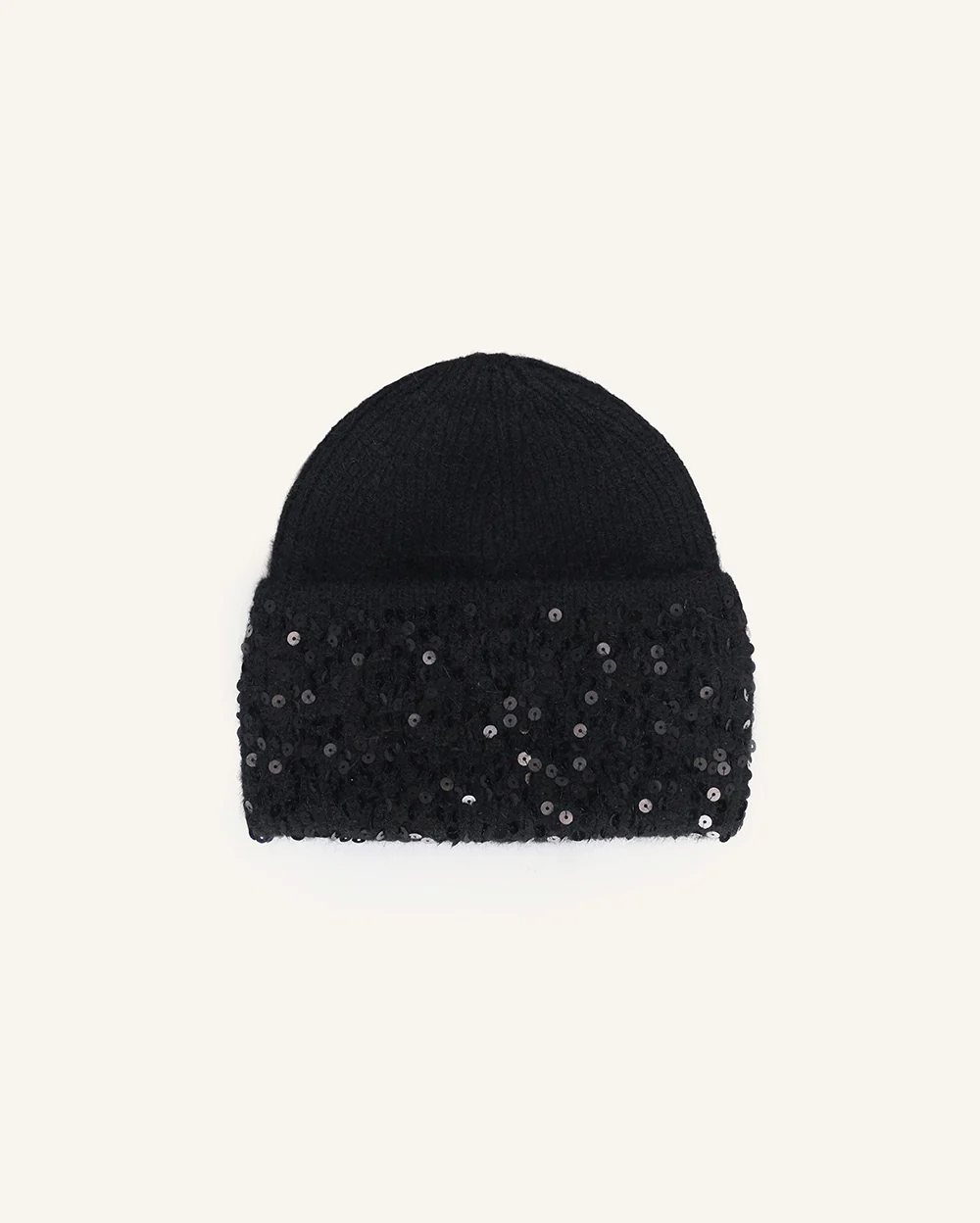 Gorro de Invierno Beanie Shine Negro