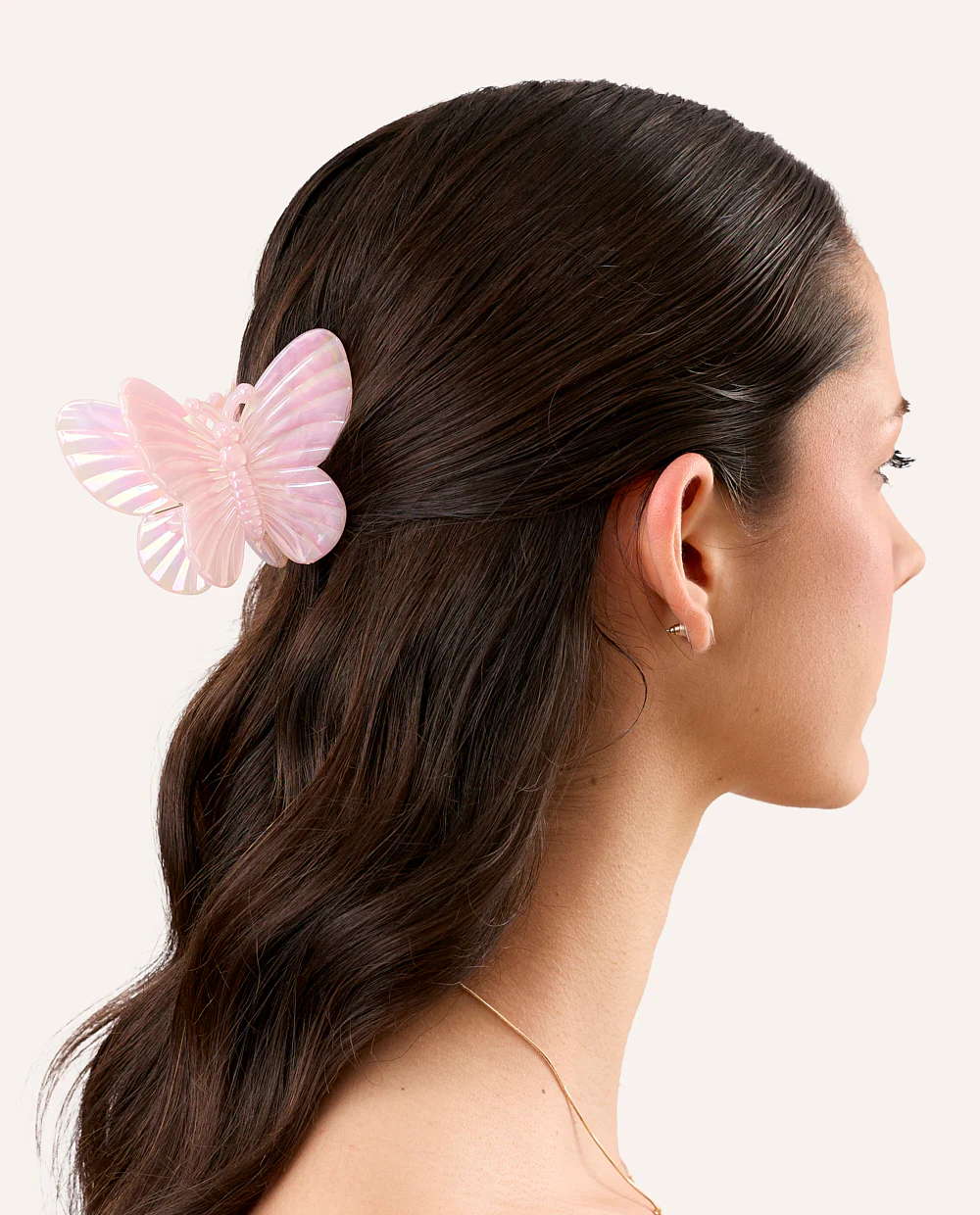 Maxi Gancho mariposa Rosa - Image 3