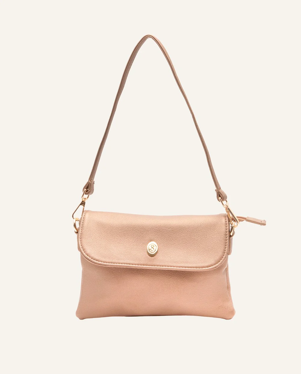 Mini Cartera PU Moda Crossbody Dorado Naranja - Image 6
