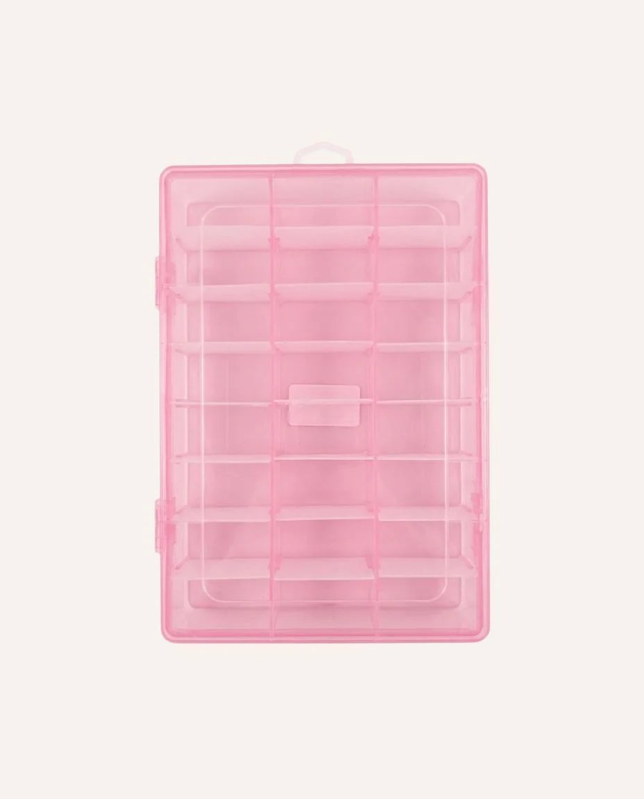 Organizador Para Piezas Pequeñas Rosa