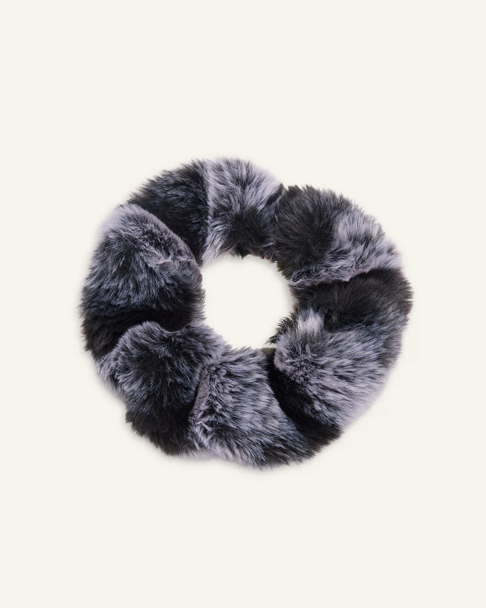 Set Colets Trendy Peluche Gris - Image 2