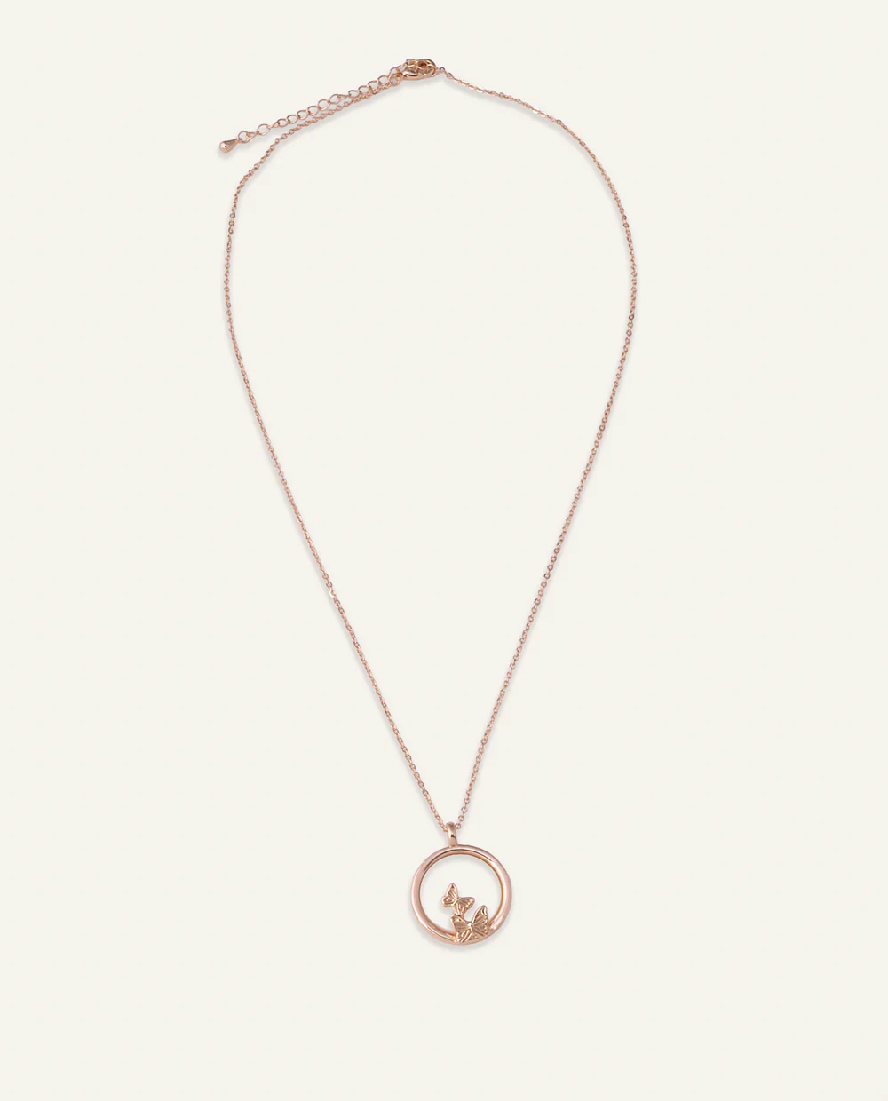 Set Collar + Arete Aura Moda Circle Dorado - Image 4