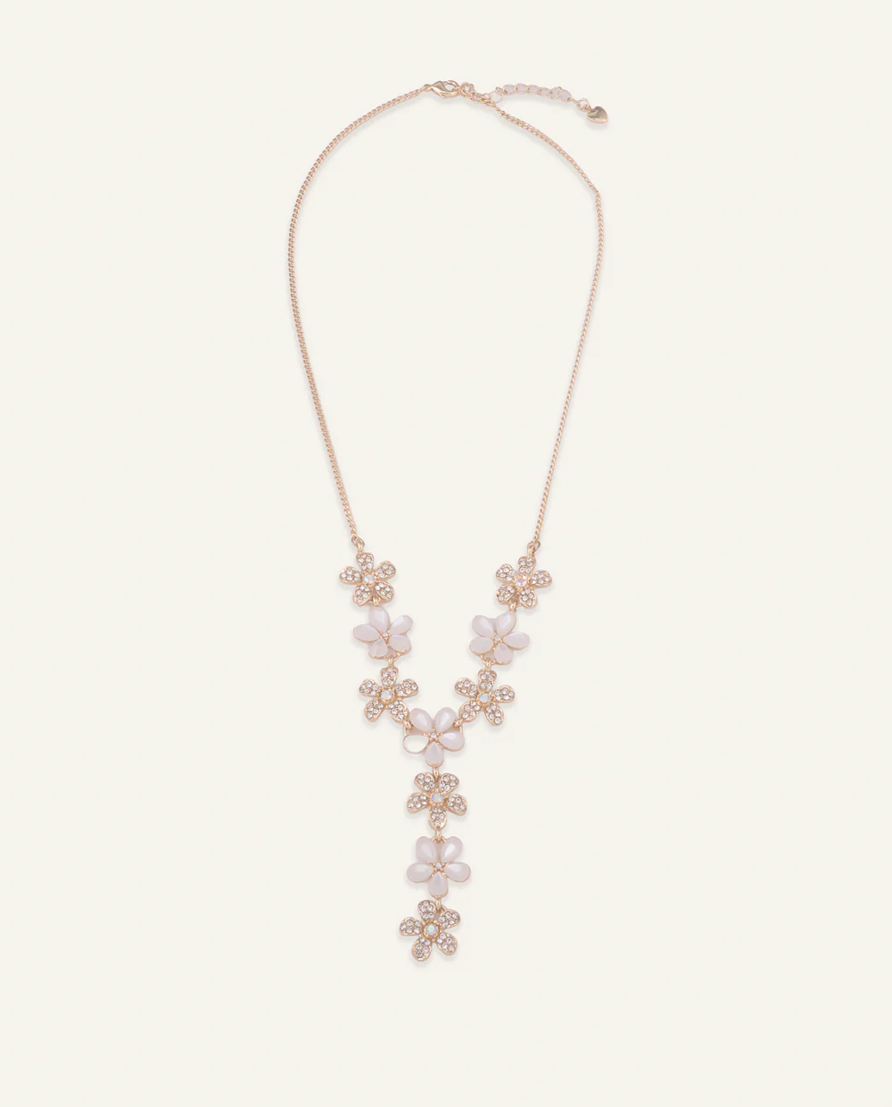Set Collar + Arete Moda Drop Dorado - Image 4