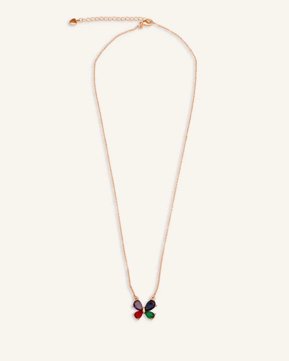 Set Collar + Arete Trendy Mariposa Dorado - Image 4
