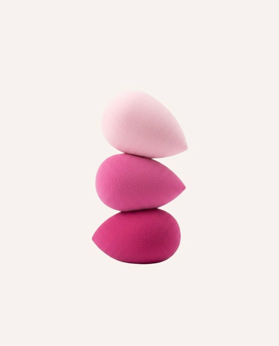 Set Esponja de Maquillaje Blender Rosas