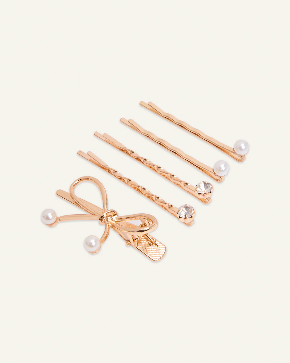 Set Ganchos Básicos Bobby Pin Dorado