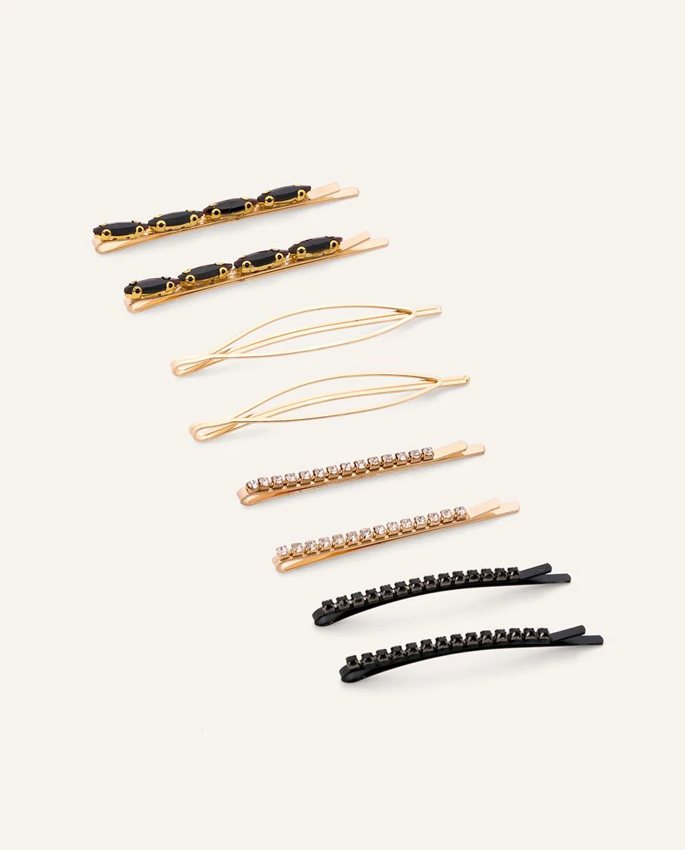 Set Ganchos Bobby Pin Básicos Multicolor