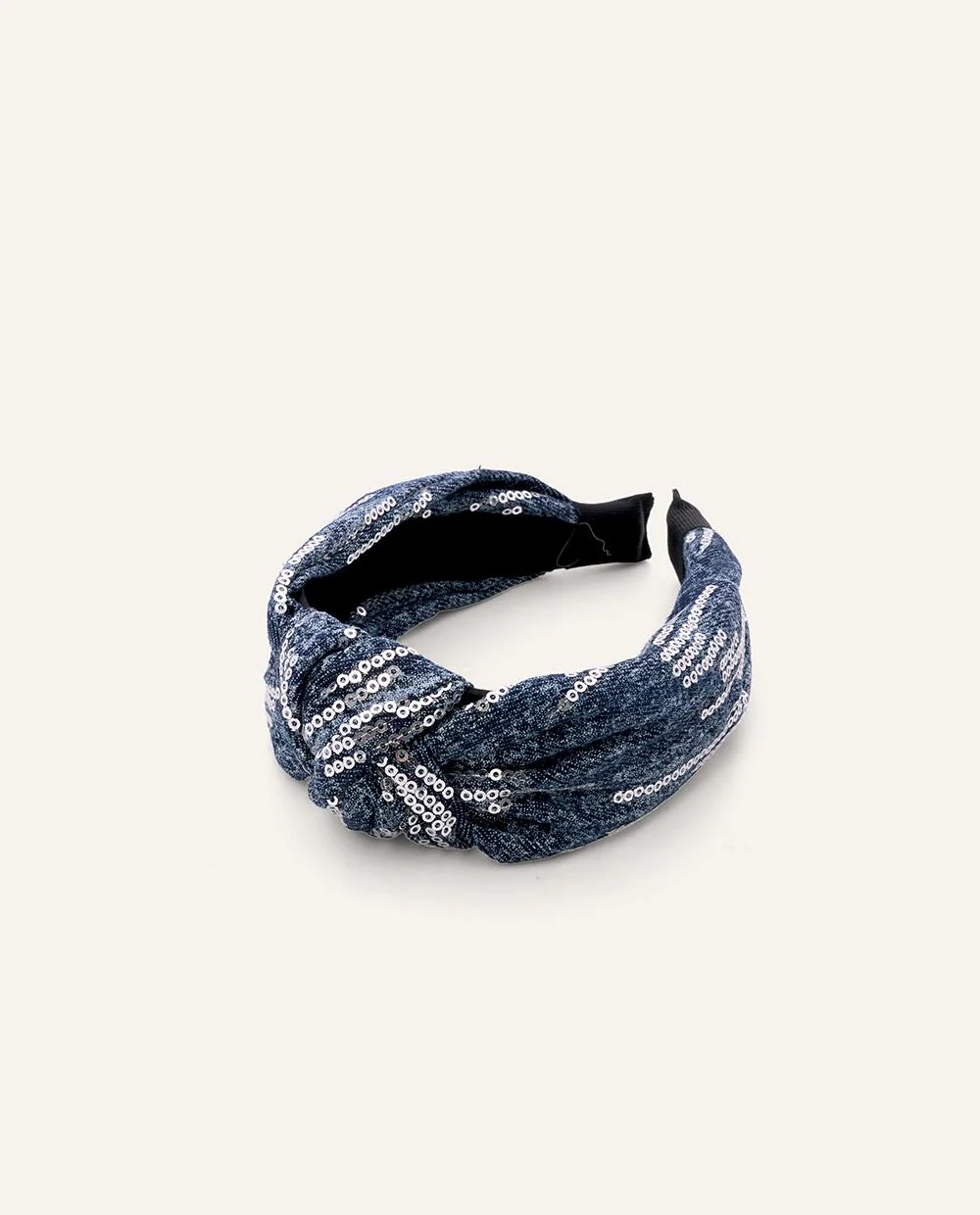 Vincha Essential Nudo Acero