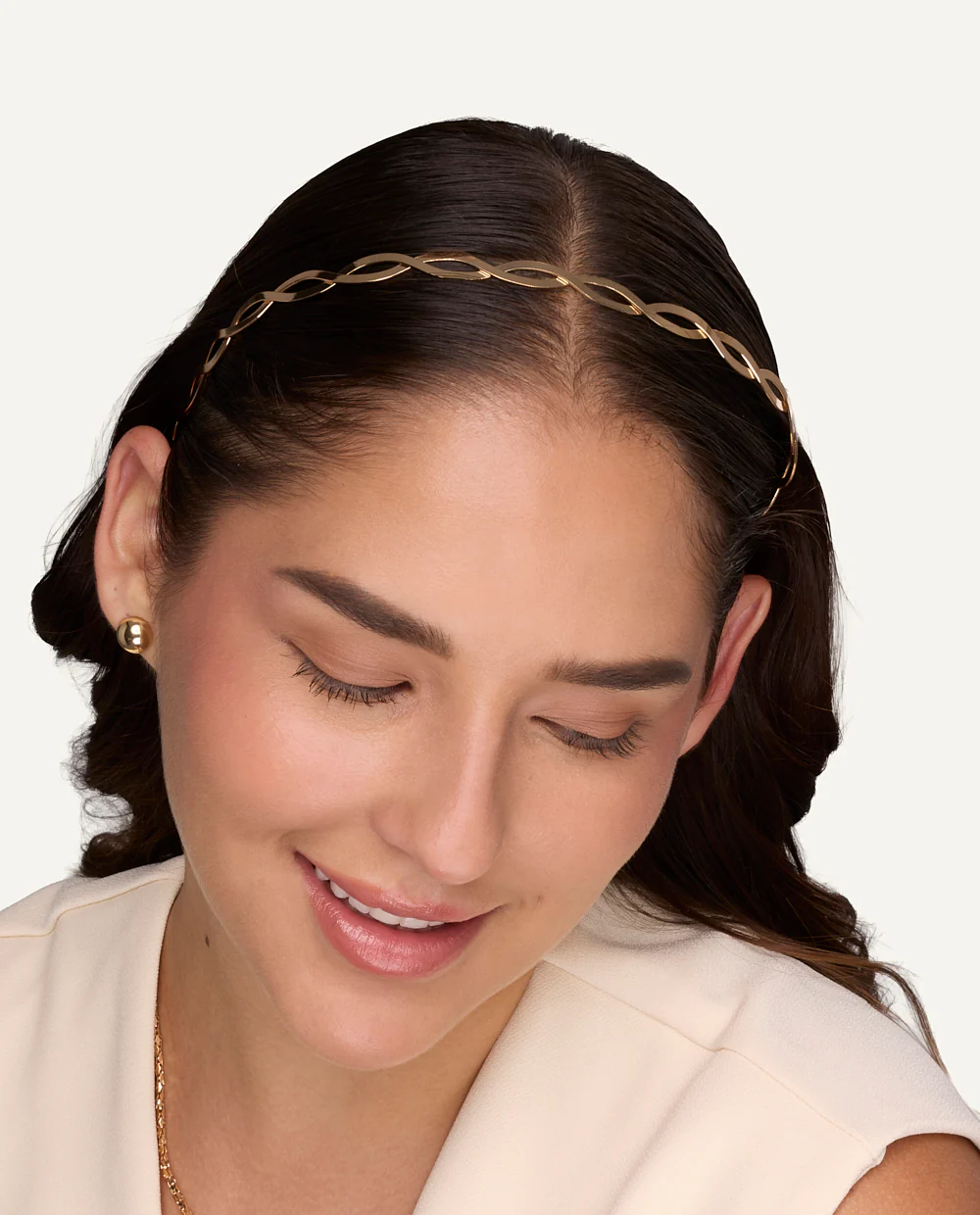 Vincha Moda Delicatte Dorado - Image 2